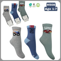 Хлопковые носки для мальчиков 3-4 года ТМ Belino (6 шт/уп)