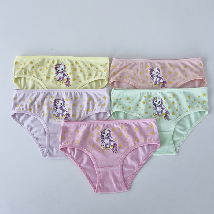 Детские трусики для девочек 6-7 лет (5шт/уп) ТМ Nicoletta