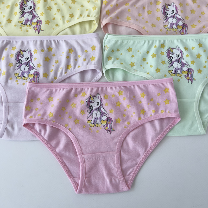 Детские трусики для девочек 6-7 лет (5шт/уп) ТМ Nicoletta