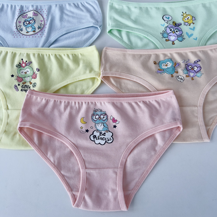 Детские трусики для девочек 4-5 лет (5шт/уп) ТМ Nicoletta