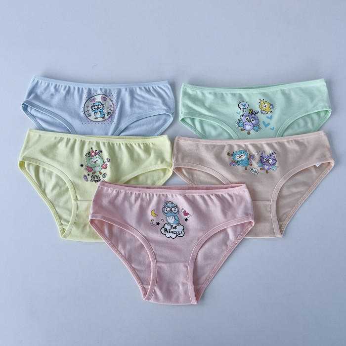 Детские трусики для девочек 6-7 лет (5шт/уп) ТМ Nicoletta