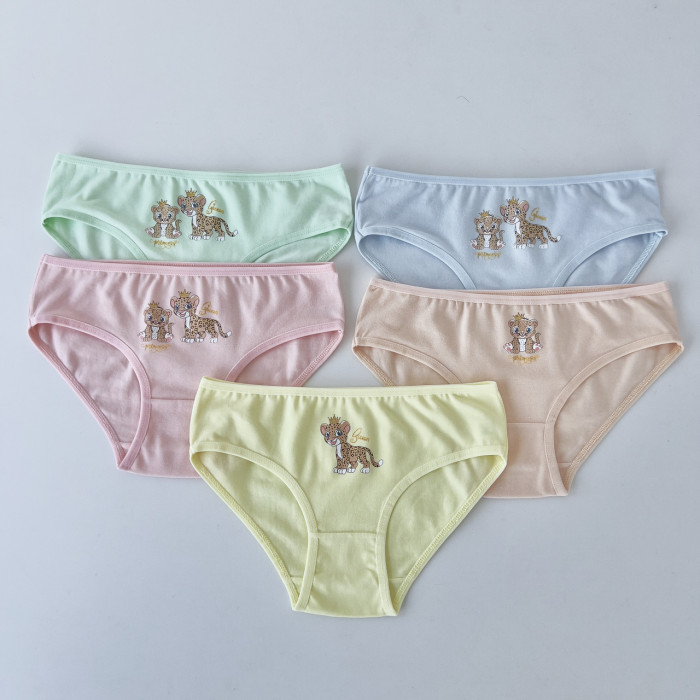 Детские трусики для девочек 4-5 лет (5шт/уп) ТМ Nicoletta