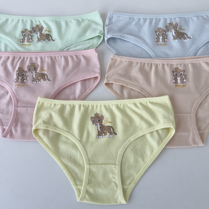 Детские трусики для девочек 4-5 лет (5шт/уп) ТМ Nicoletta