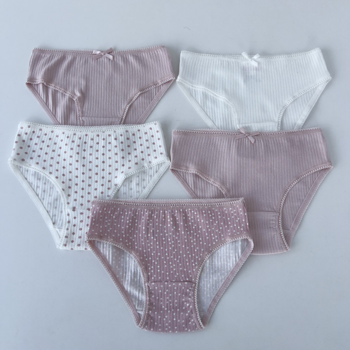 Детские трусики для девочек 4-5  лет (5шт/уп) ТМ Nicoletta