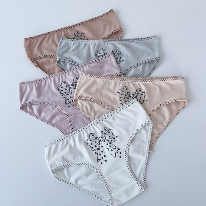 Детские трусики для девочек 6-7 лет (5шт/уп) ТМ Nicoletta