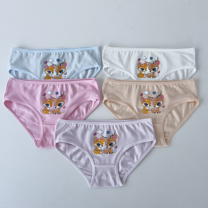 Детские трусики для девочек 6-7 лет (5шт/уп) ТМ Nicoletta