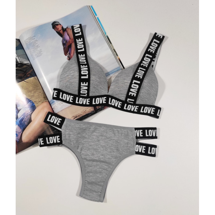 Комплект женский бюстгальтер чашка B. Push-up с трусиками "DOMINANT" размер 70 (XS/S)