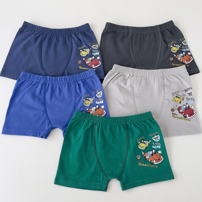 Дитячі труси боксерки для хлопчиків Розмір: 4-5 років (5шт/уп)