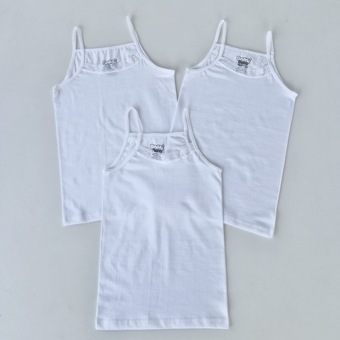 Майка для девочки 2-3 года (6 шт/уп)