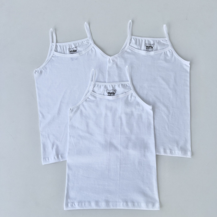 Майка для девочки 2-3 года (6 шт/уп)