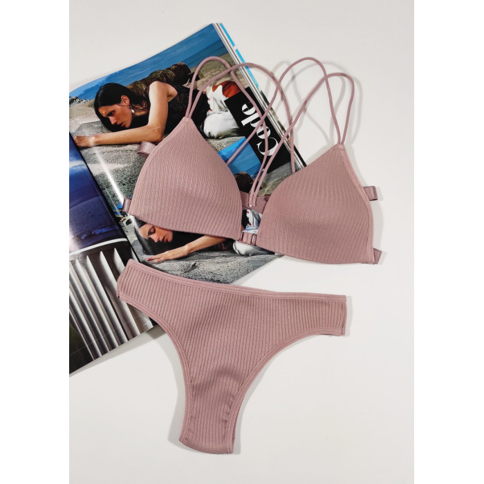 Комплект женский бюстгальтер чашка B. Push-up с трусиками "DOMINANT" размер 70 (XS/S)