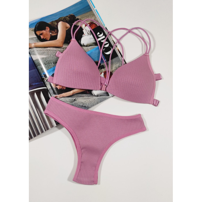 Комплект женский бюстгальтер чашка B. Push-up с трусиками  "DOMINANT" размер 70 (XS/S)