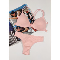 Комплект жіночий бюстгальтер чашка B.Push-up з трусиками "DOMINANT" розмір 70 (XS/S)