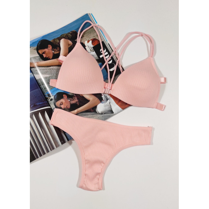 Комплект женский бюстгальтер чашка B. Push-up с трусиками "DOMINANT" размер 70 (XS/S)