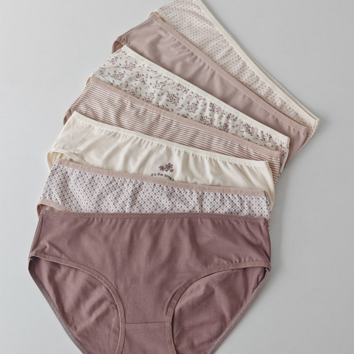 ОПТОМ. Набор женских трусов "Dominant" бикини. Размер: 3XL. ( 7 шт/уп). Турция.