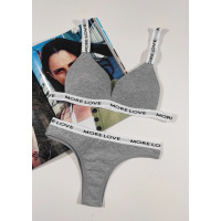 Комплект женский бюстгальтер чашка B. Push-up с трусиками "DOMINANT" размер 75 (S/M)