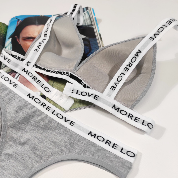 Комплект женский бюстгальтер чашка B. Push-up с трусиками "DOMINANT" размер 80 (M/L)