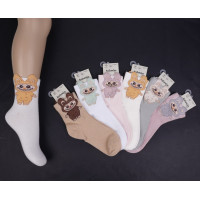 Шкарпетки бавовняні 11-12 років для дівчаток ТМ Katamino (6 шт/уп)