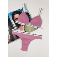 Комплект женский бюстгальтер чашка B. Push-up с трусиками "DOMINANT" размер 70 (XS/S)