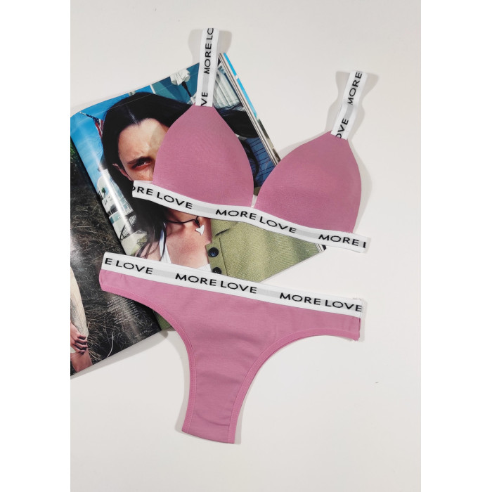 Комплект женский бюстгальтер чашка B. Push-up с трусиками "DOMINANT" размер 70 (XS/S)