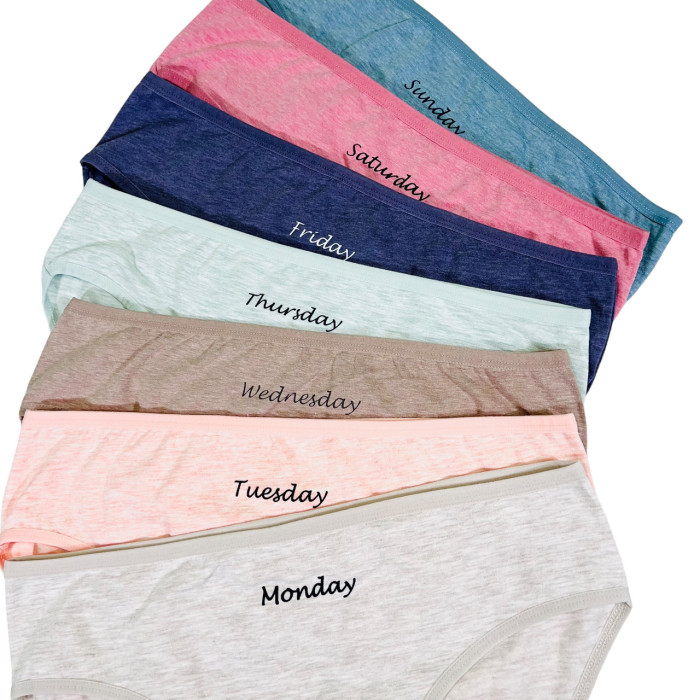 Набір трусиків тижневок - Розмір: M. ( 7 шт/уп). ТМ. Nicoletta