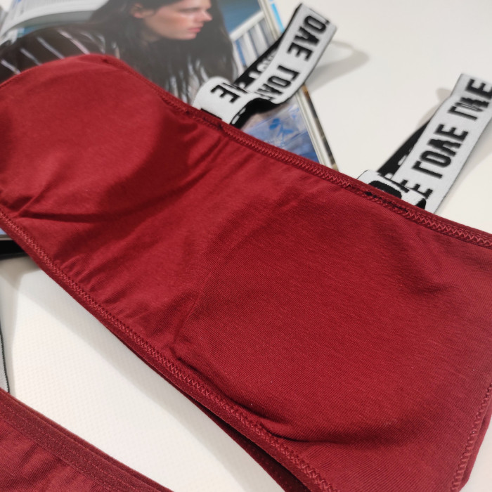 Комплект жіночий бюстгальтер чашка B на тонкому поролоні + трусики "DOMINANT" розмір 70