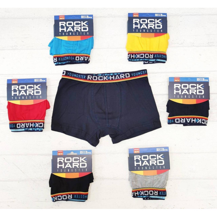 Детские трусы боксерки для мальчиков 9-11 лет rock hard (5 шт/уп)