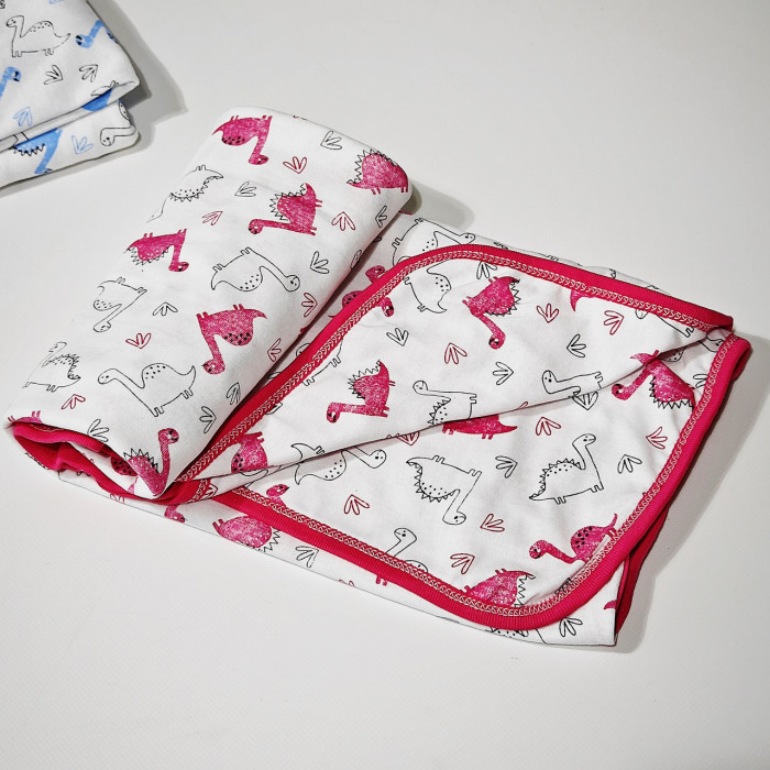 Плед детский трикотажный двухслойный 85*105 см