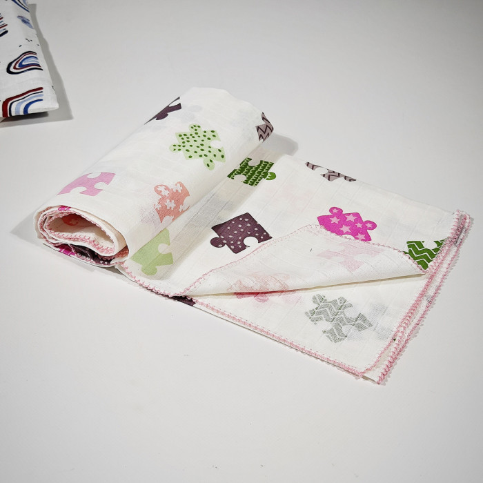 Пеленка детская муслин однослойная  77*90 см