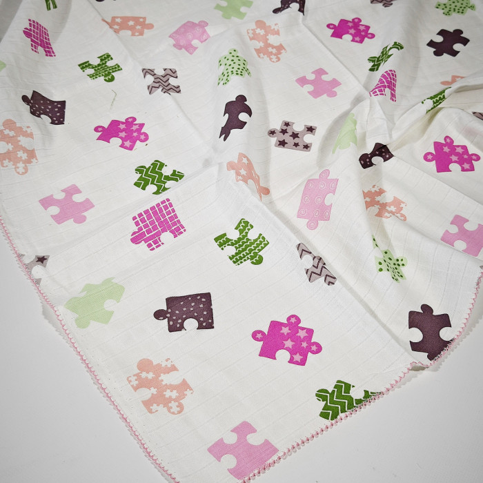 Пеленка детская муслин однослойная  77*90 см