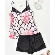 Жіночий комплект сатиновий р. M, L, XL. Майка і шорти. Преміальної якості. (3 шт/уп)