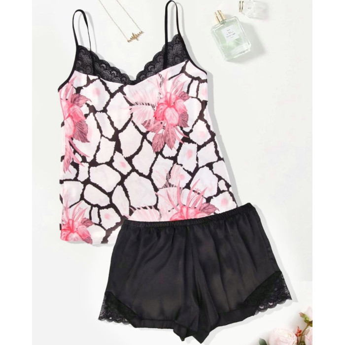 Жіночий комплект сатиновий р. M, L, XL. Майка і шорти. Преміальної якості. (3 шт/уп)