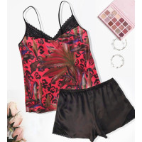 Жіночий комплект сатиновий р. M, L, XL. Майка і шорти. Преміальної якості. (3 шт/уп)