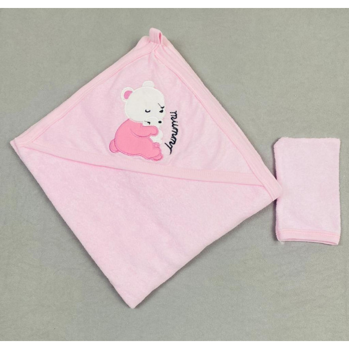 Махровий рушник з кутиком дитячий 85*70 см