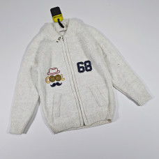 ОПТОМ Кофта вязана на блискавці для хлопчиків 1,2,3,4 роки