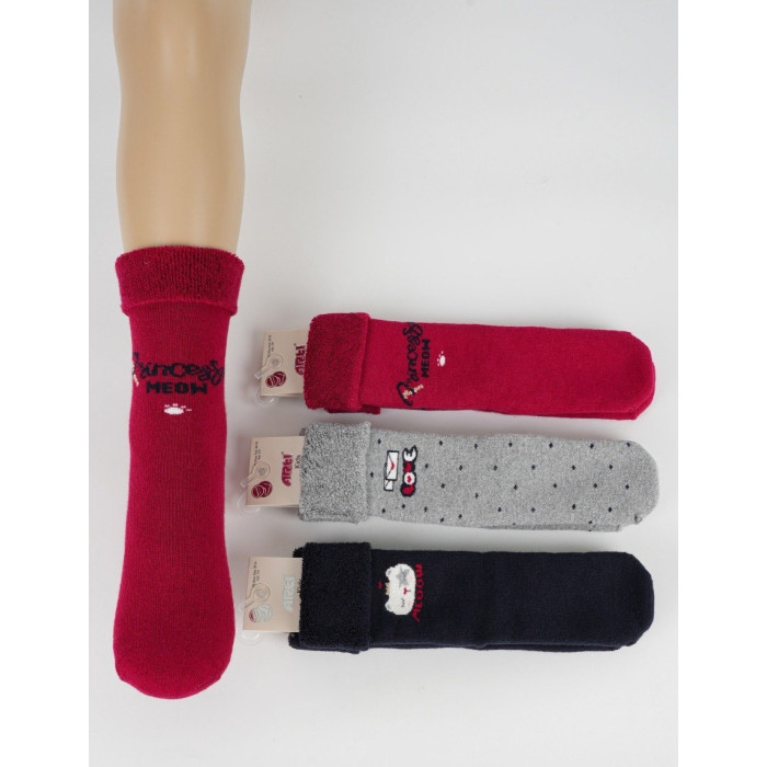 Махровые носки для девочек 1-2 года ТМ Arti (3 шт/уп) 250173