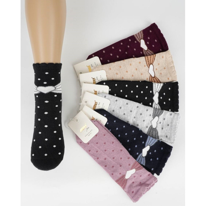 Носки хлопковые 11-12 лет для девочек ТМ Katamino (6 шт/уп)