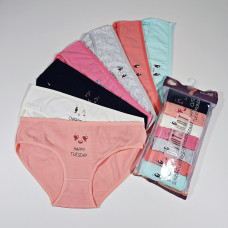 ОПТОМ. Набор женских трусов "Dominant". Размер: 2XL. ( 7 шт/уп). Турция.