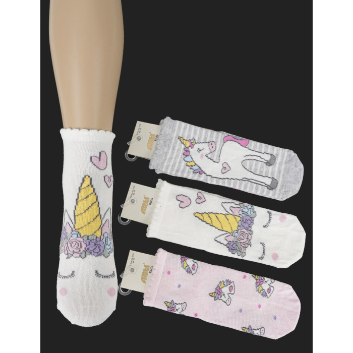 Детские носки для девочек 9-10 лет ТМ Katamino (3 шт/уп)