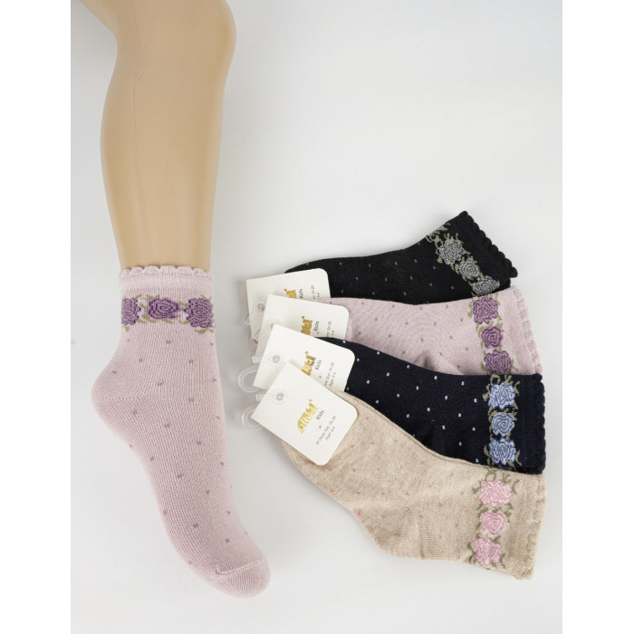 Детские носки для девочек 11-12 лет ТМ Katamino (4 шт/уп)