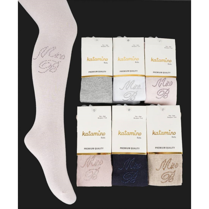 Колготки для дівчаток бавовняні 1-2 роки ТМ Katamino (6 шт/уп)