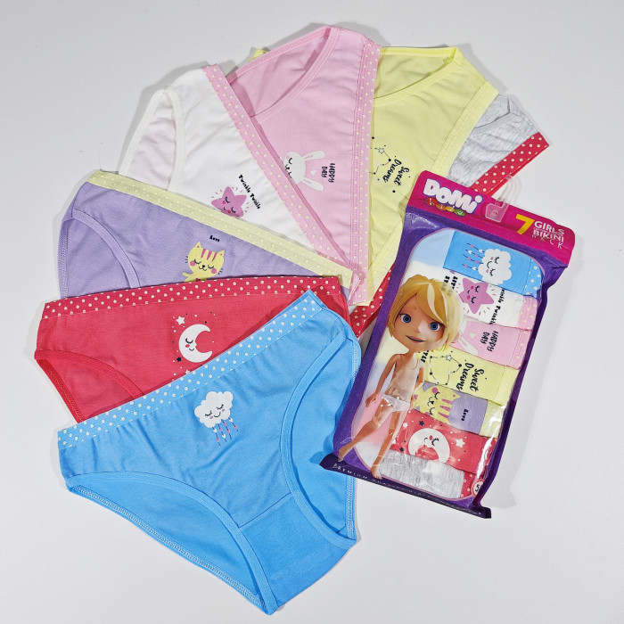 Детские трусики неделька для девочек 9-10 лет (7 шт/уп)
