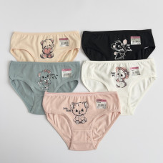 Детские трусики для девочек 4-5 лет (5шт/уп) ТМ Nicoletta